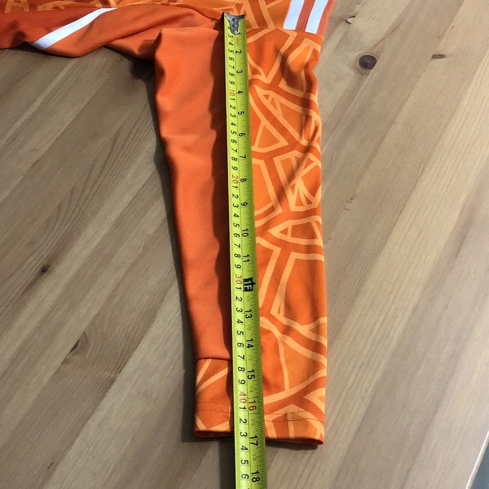 Adidas Goalkeeper Sample Tag Long Sleeve Jersey Men's Small Orange